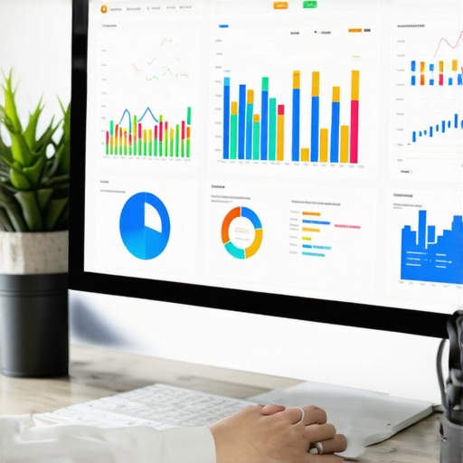 Person analyzing Google Maps performance metrics on a laptop.