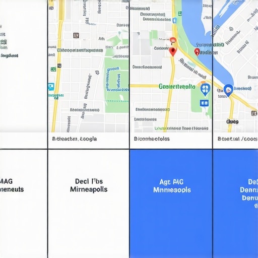 Infographic illustrating key factors affecting Google Maps rankings for Minneapolis local businesses.