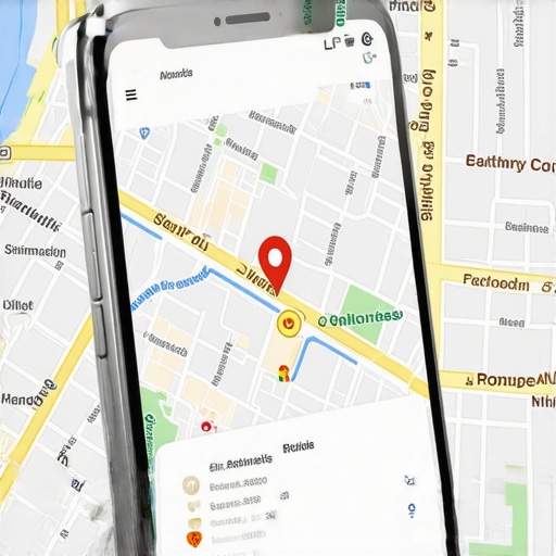 Mobile phone showing a well-optimized Google My Business profile with Minneapolis city map